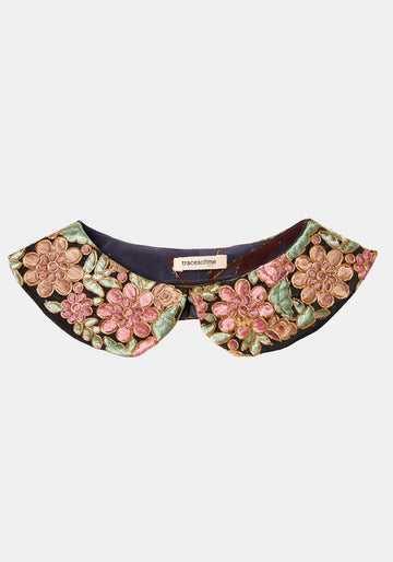 Cuello Peter Pan Flowers