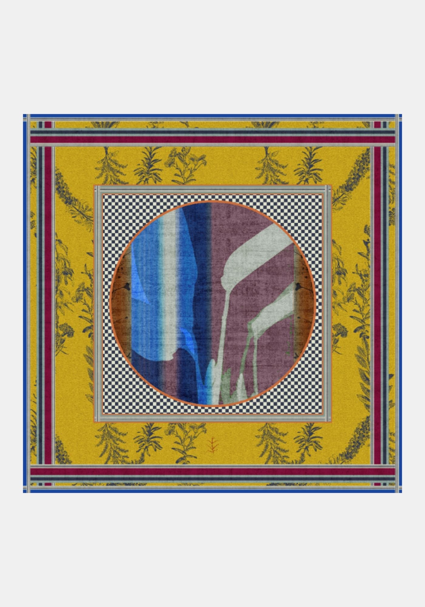 Silk Scarf Square Haka