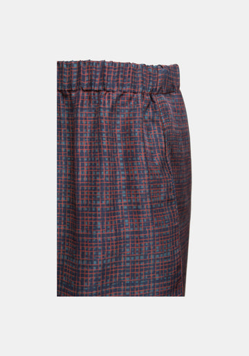 Trousers Oriental Net Rouge