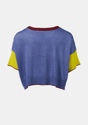 Cardigan Sporty Amparo Blue - Traces of Me
