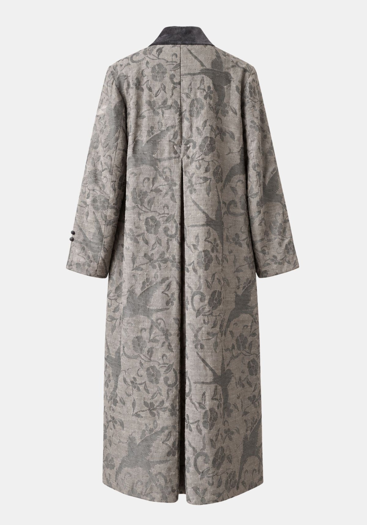 Coat|Classic|Smoky|Raw silk|/U
