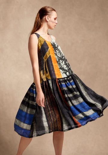 Dress Poppy Sleeveless Nature Shadows