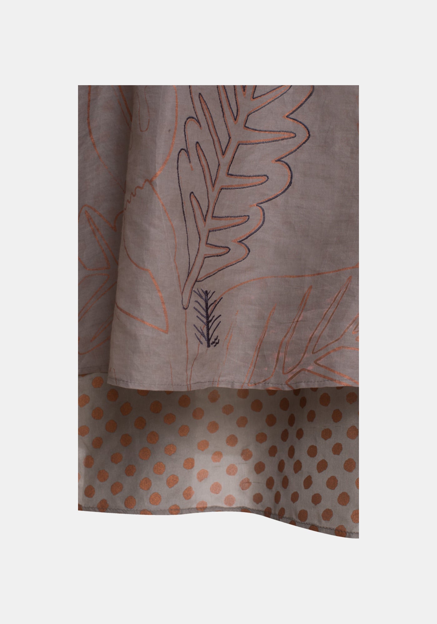 Dress Long Cape Fog