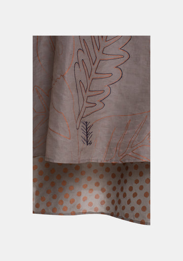 Dress Long Cape Fog