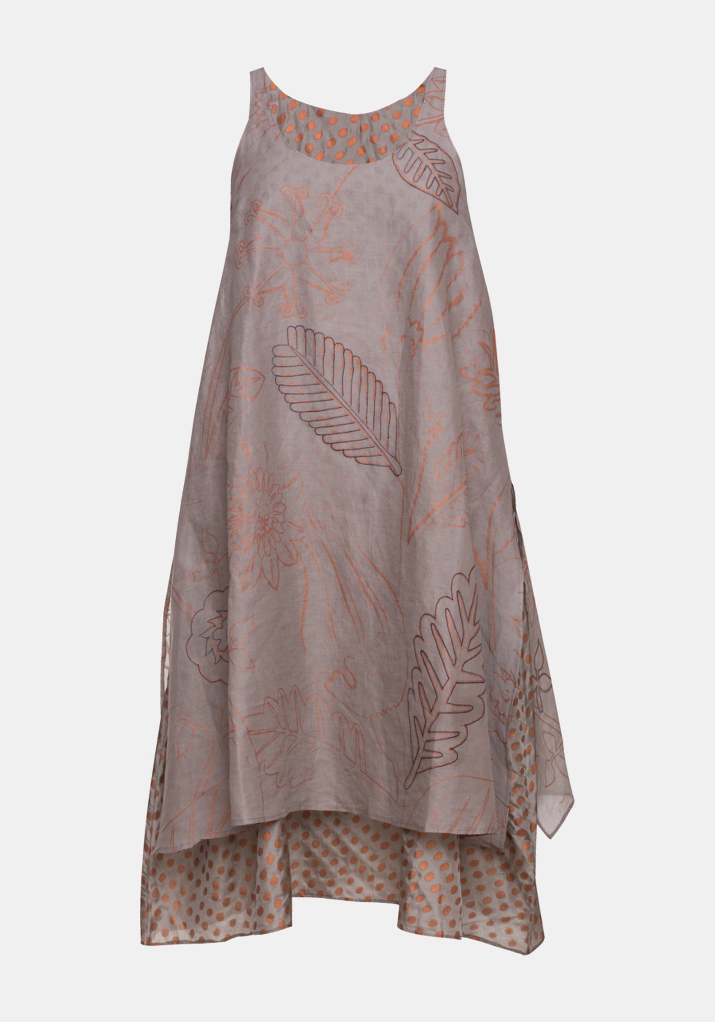 Dress Long Cape Fog