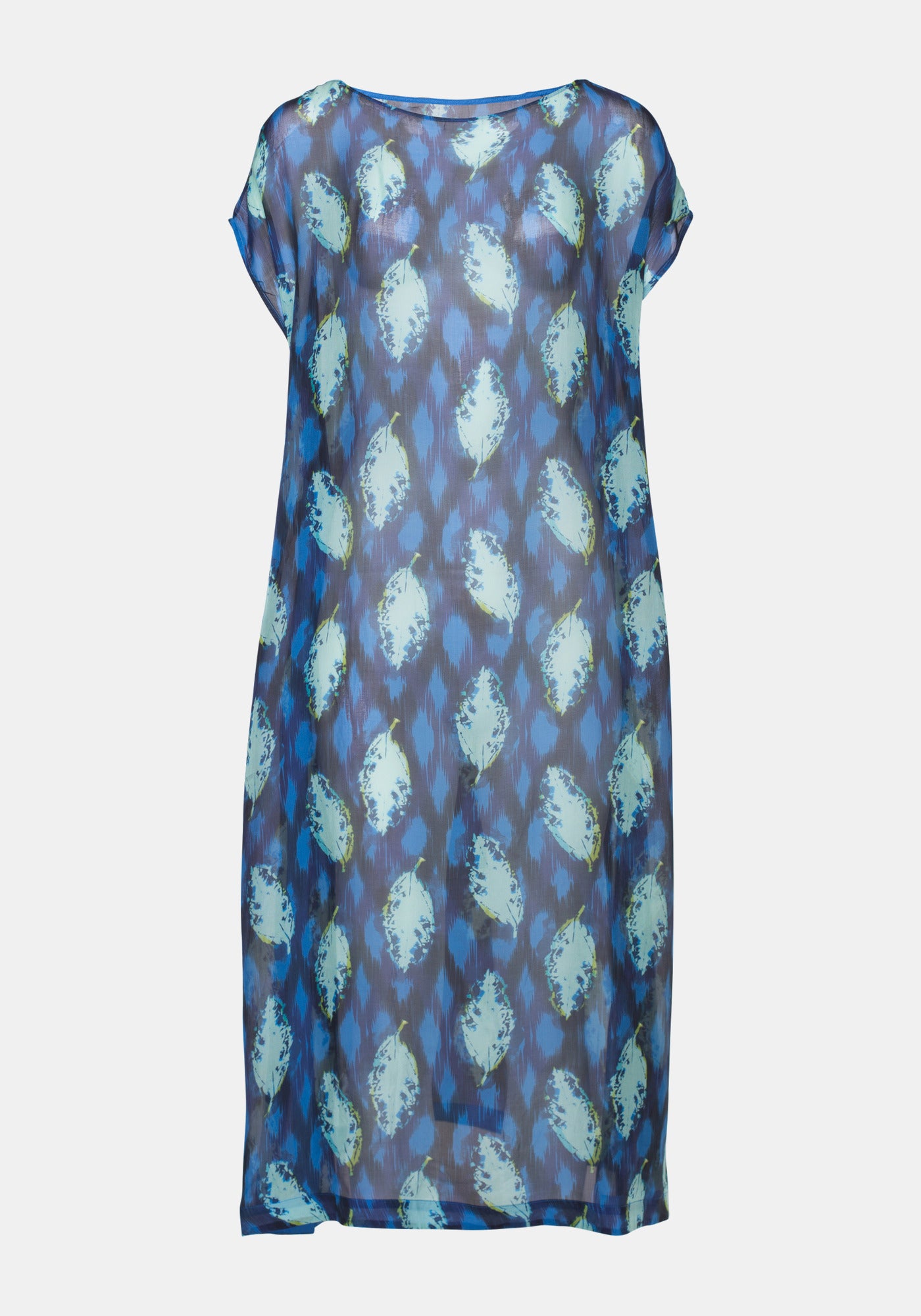 Tunic Cape Ikat Leaves