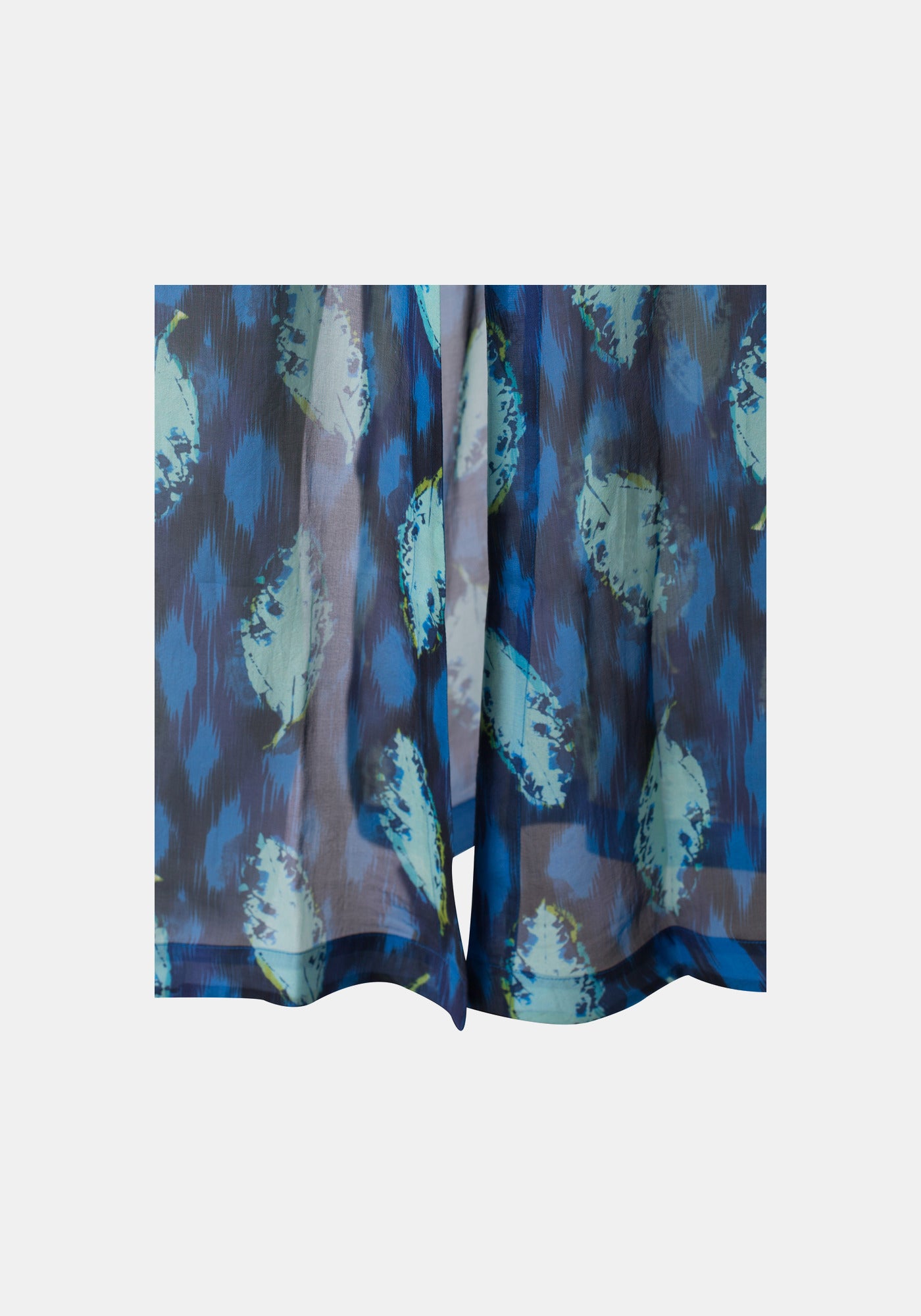 Tunic Cape Ikat Leaves