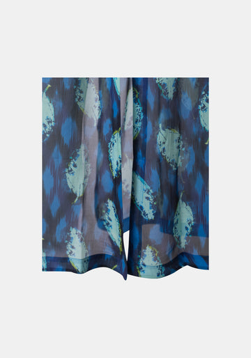 Tunic Cape Ikat Leaves