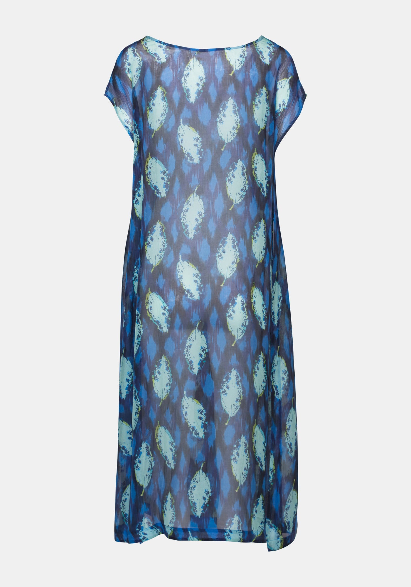 Tunic Cape Ikat Leaves
