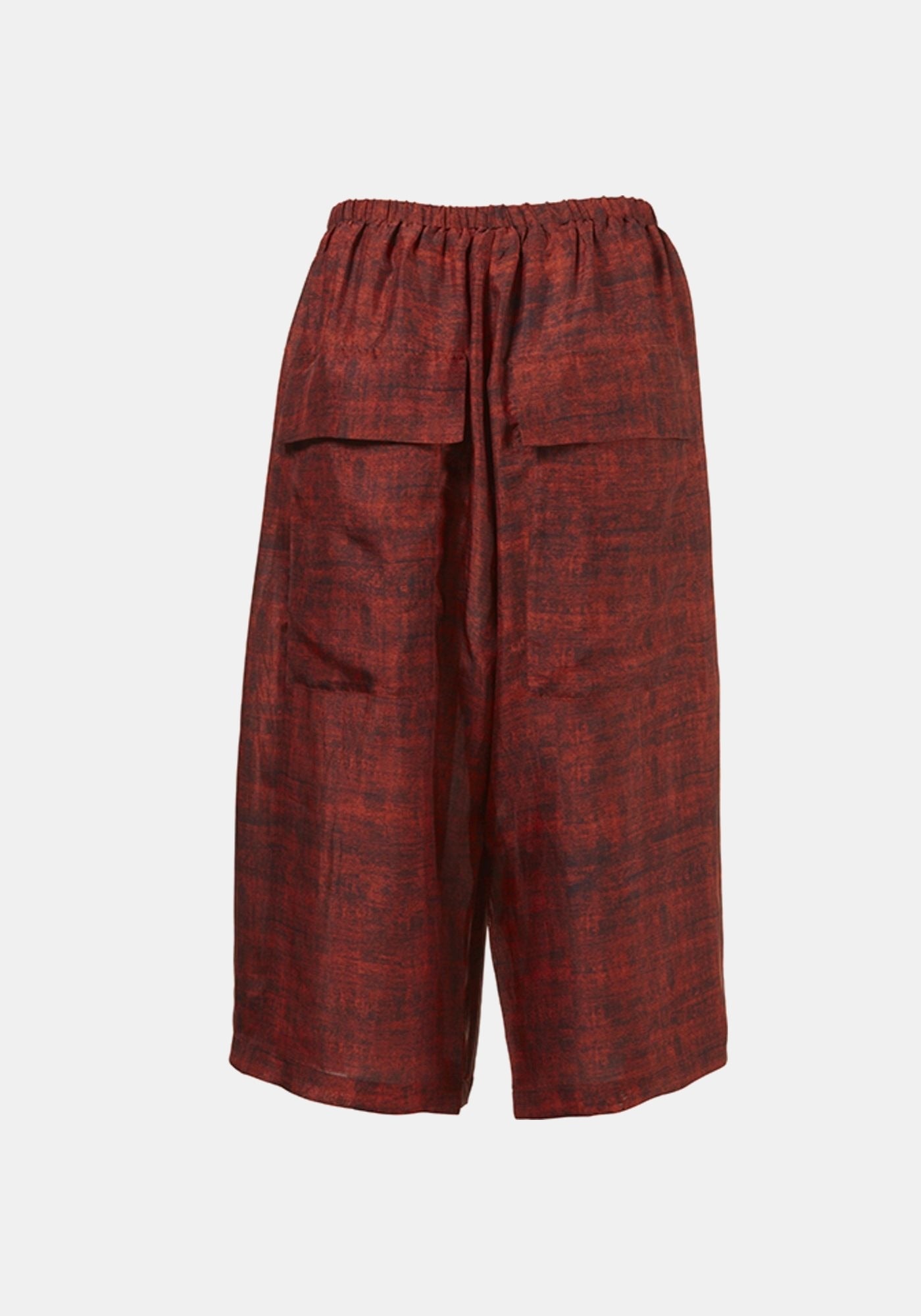 Trousers Baggy Silk Texture