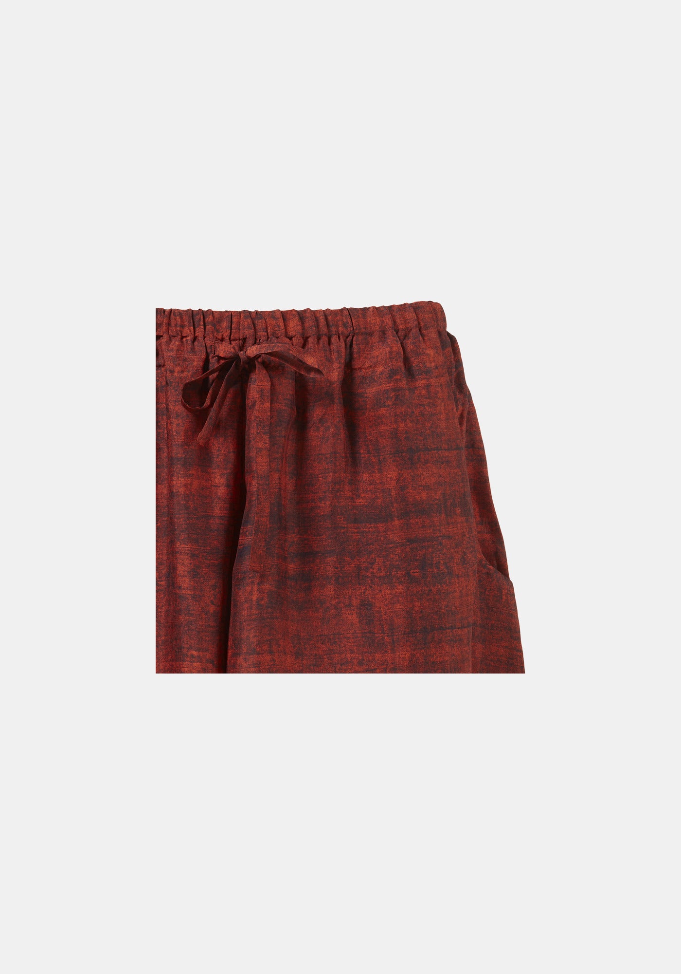 Trousers Baggy Silk Texture