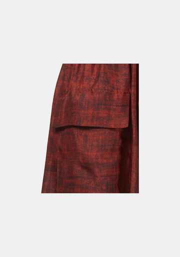 Trousers Baggy Silk Texture