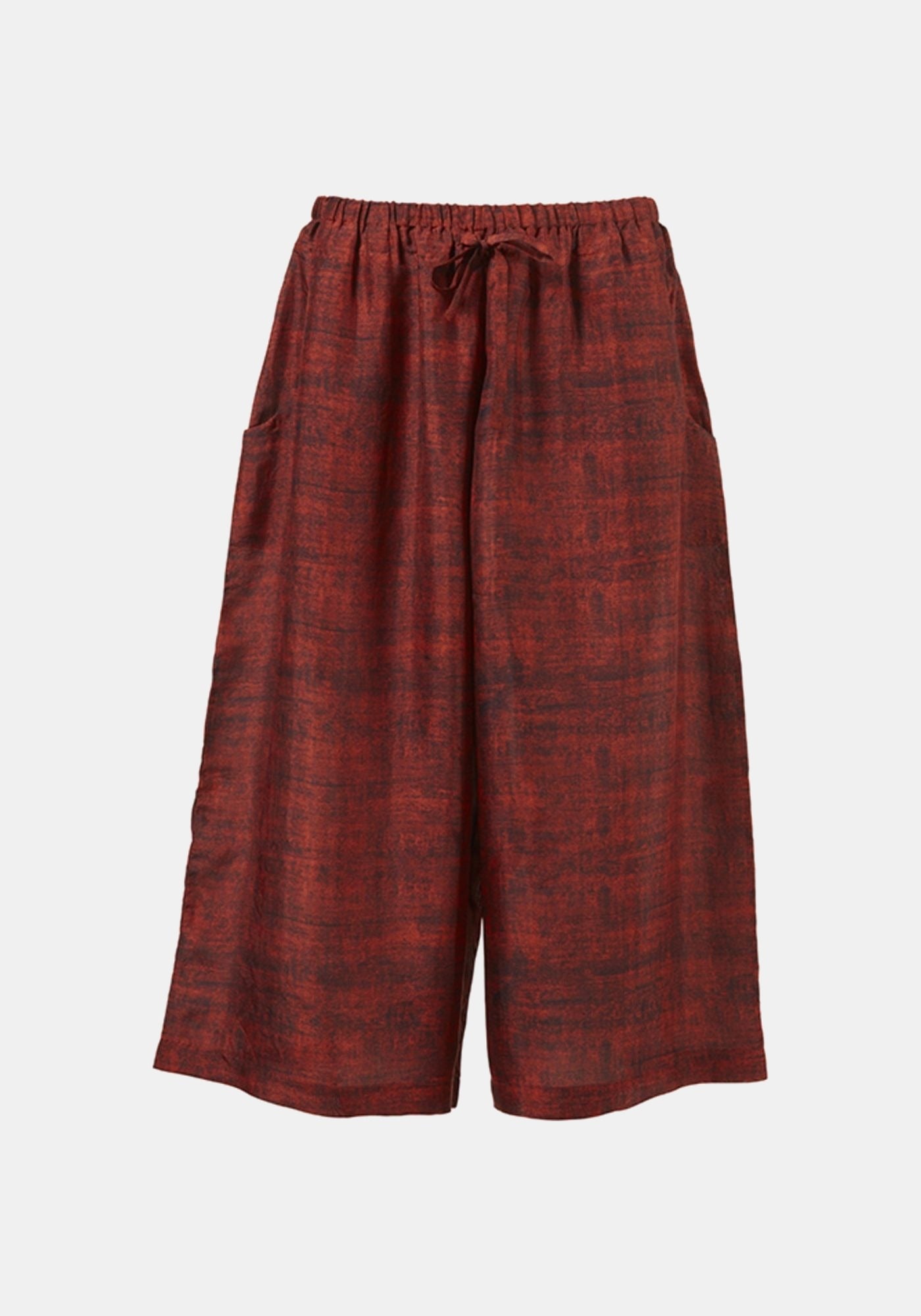 Trousers Baggy Silk Texture