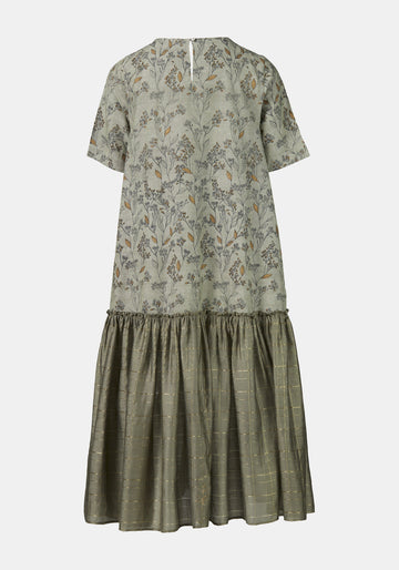 Dress Van Net Flowers