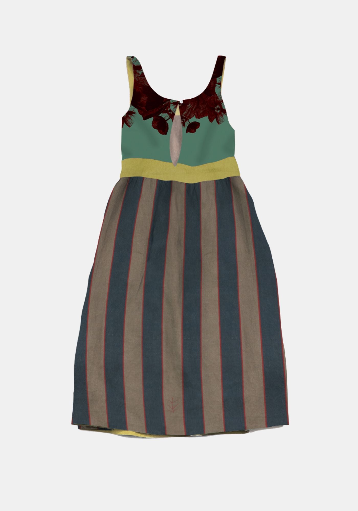 Dress Pandan Wide Stripes