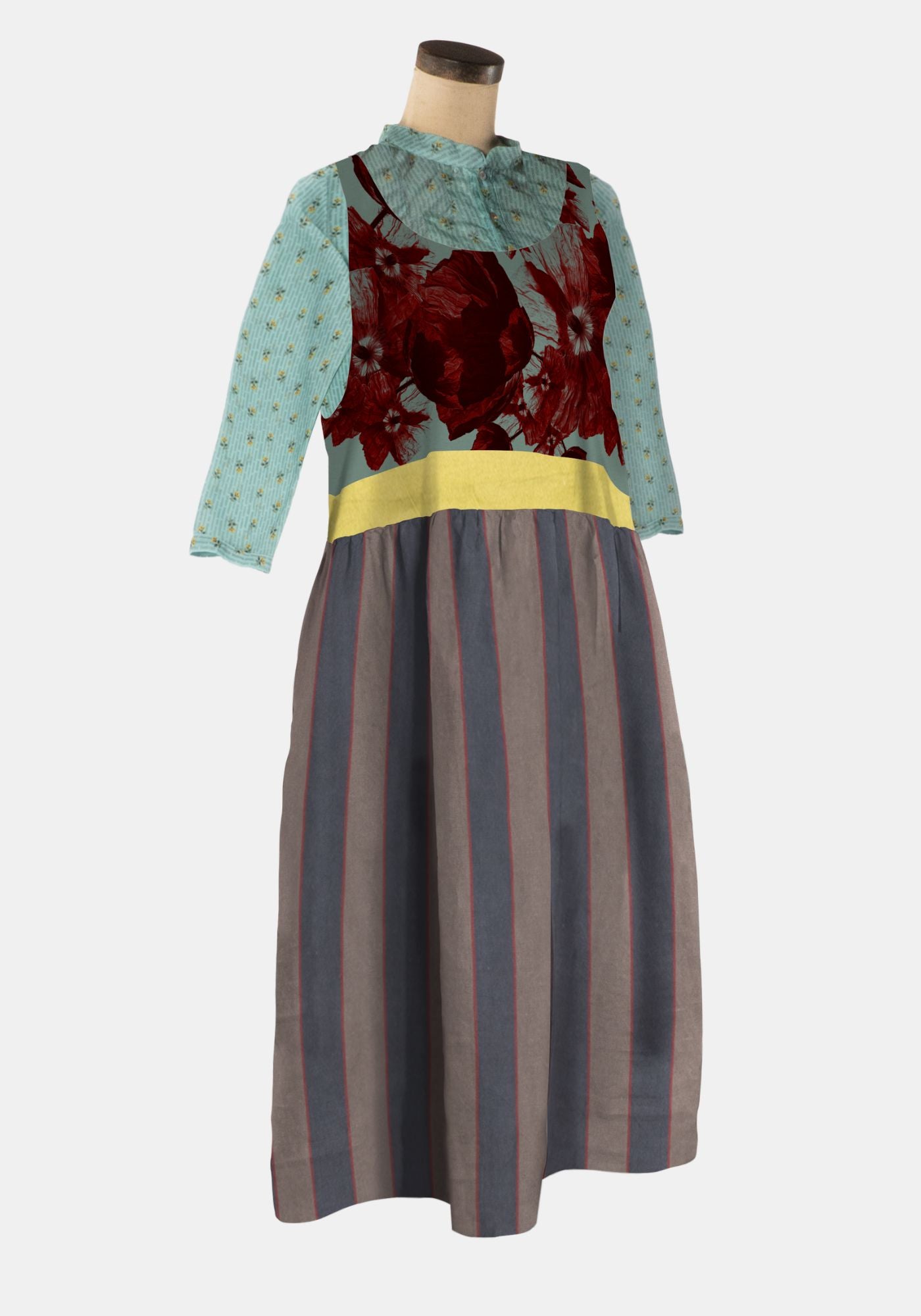 Dress Pandan Wide Stripes
