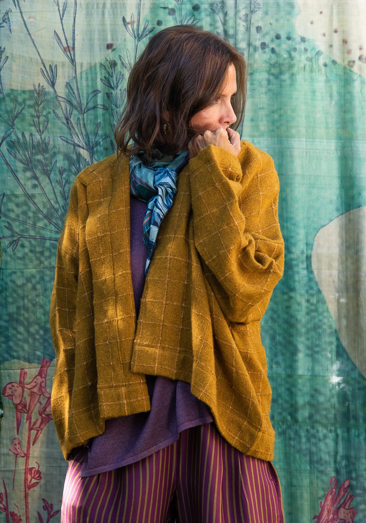 Abrigo Ailko Hemp Checks Amber