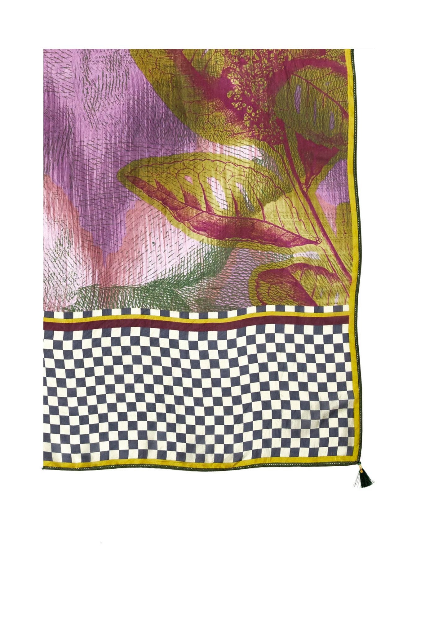 Scarf Square Ceramic Flowers