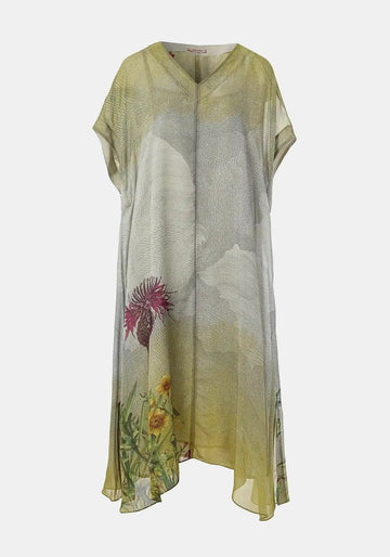Dress Selkie V Neck Centaurea - Traces of Me