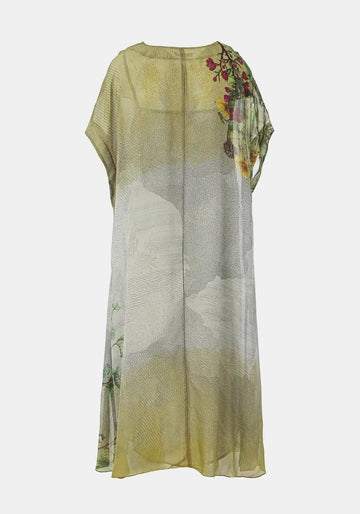 Dress Selkie V Neck Centaurea - Traces of Me