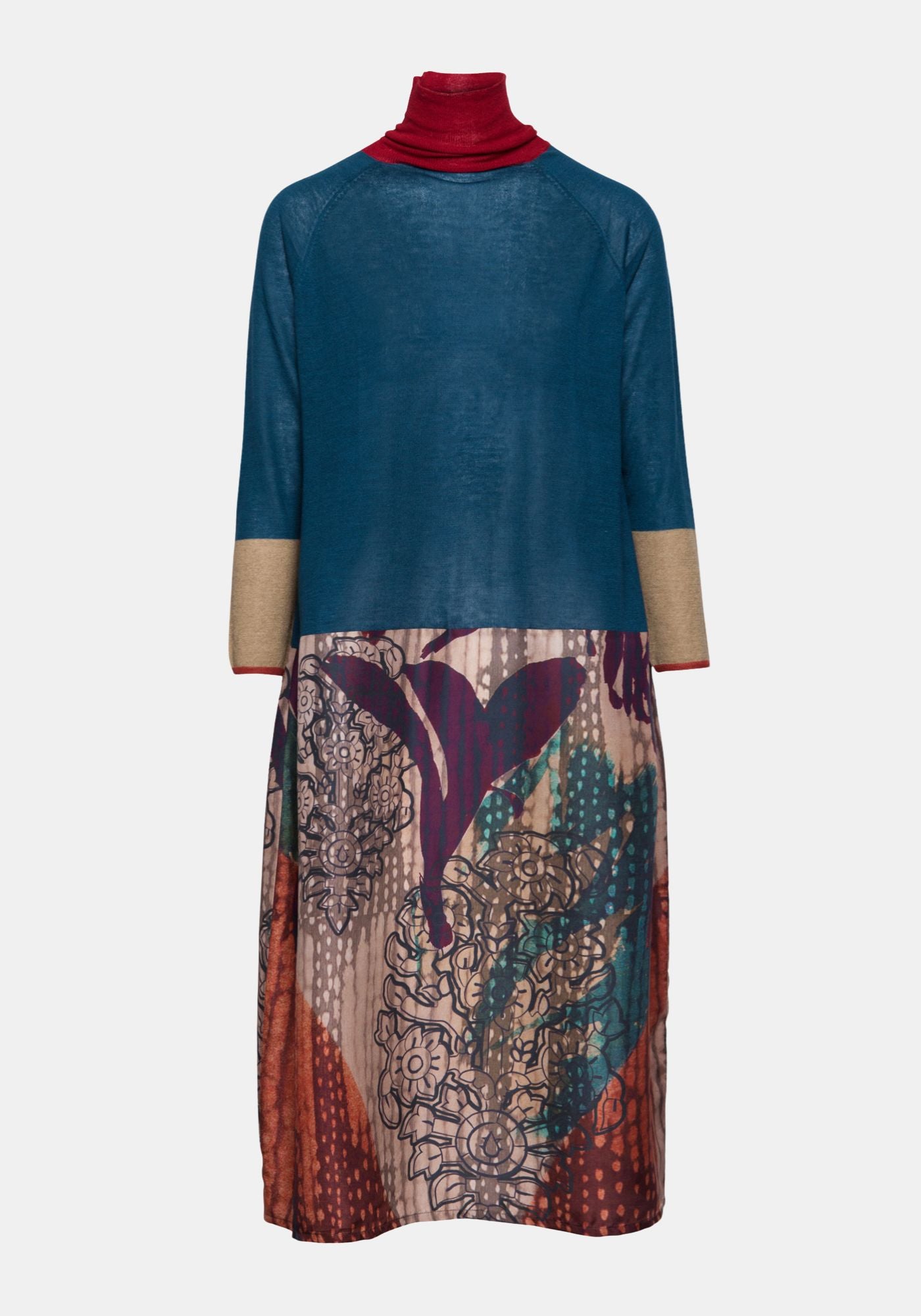 Dress Poppy Turtle Neck Winter Rain