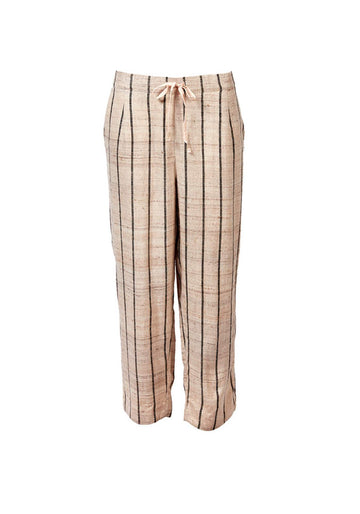 Trousers Still Zebra – silk, front view | Traces of Me