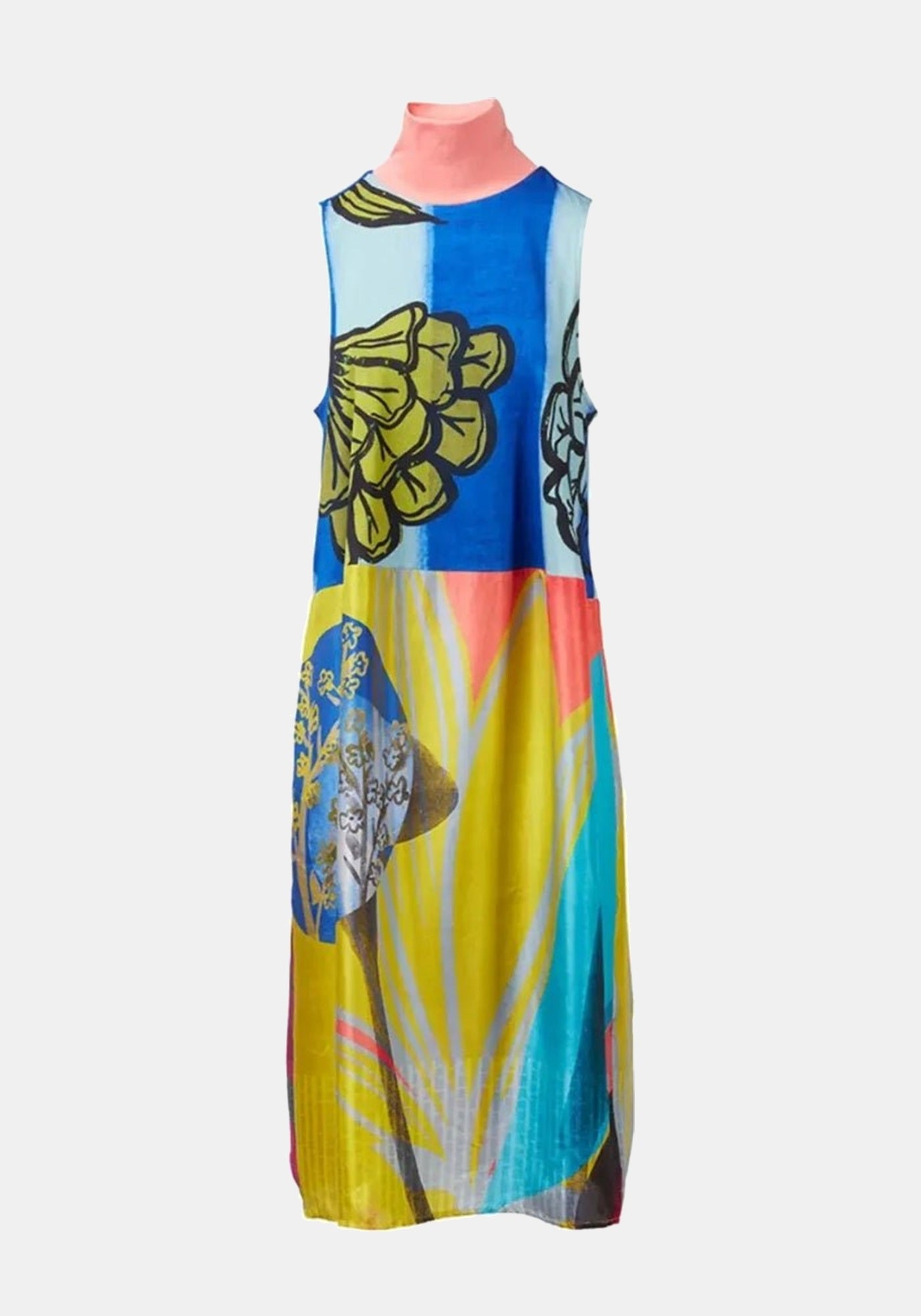 Dress Poppy Turtle Neck Sleeveless Plage - Traces of Me
