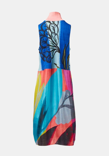 Dress Poppy Turtle Neck Sleeveless Plage - Traces of Me