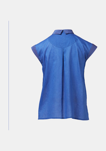 Shirt Anna Short Sleeves Amparo Blue