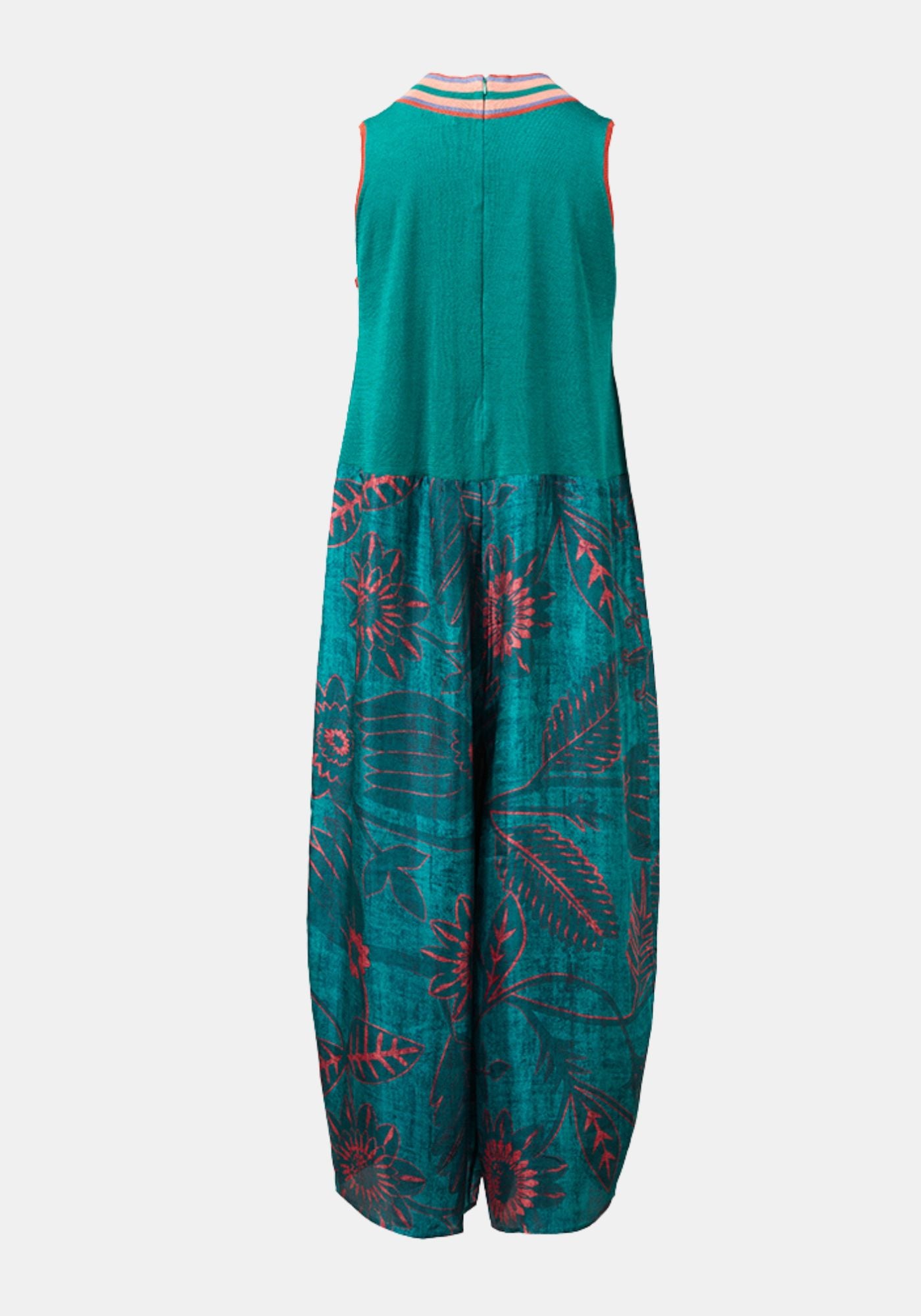 Jumpsuit V Neck Sunflowers