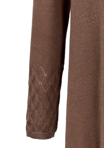 Dress V Neck Sun – Shatoosh, cashmere-wool blend, detail view | Traces of Me