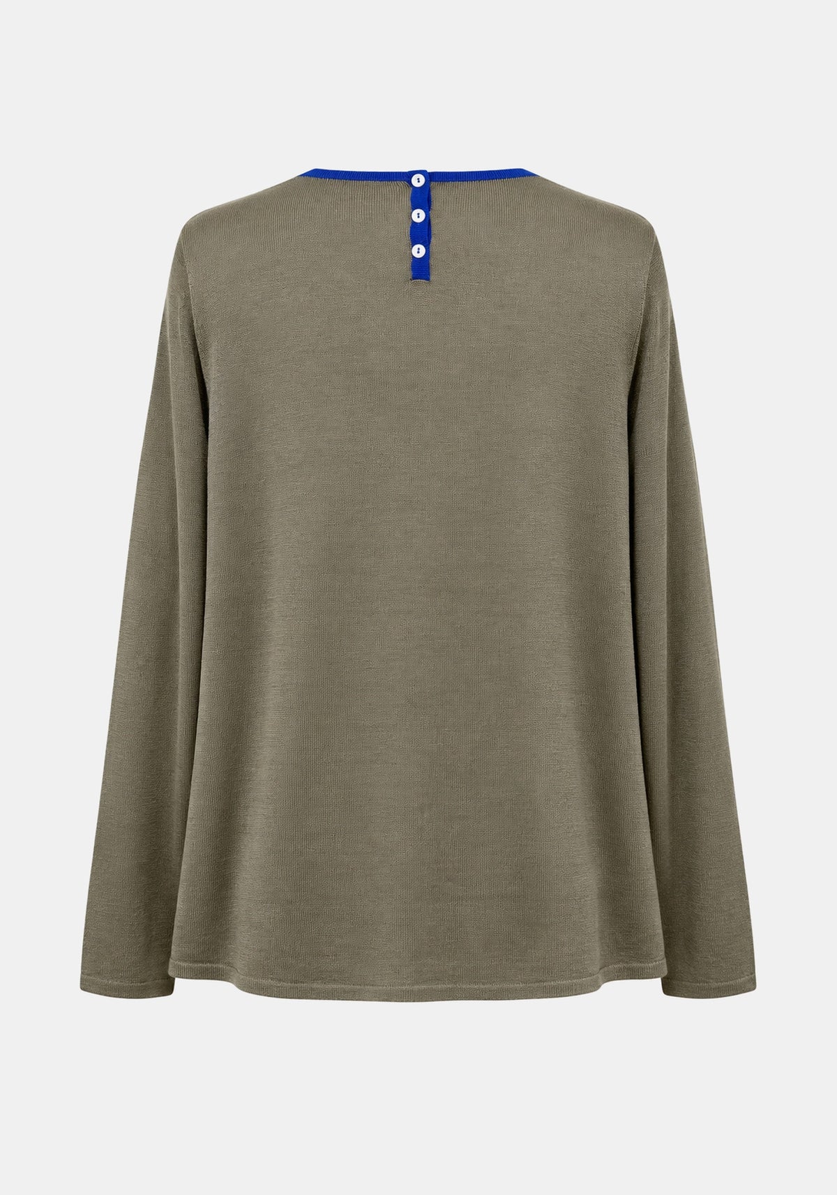 Top Key Round Neck – Dried Herbs, back view | Traces of Me
