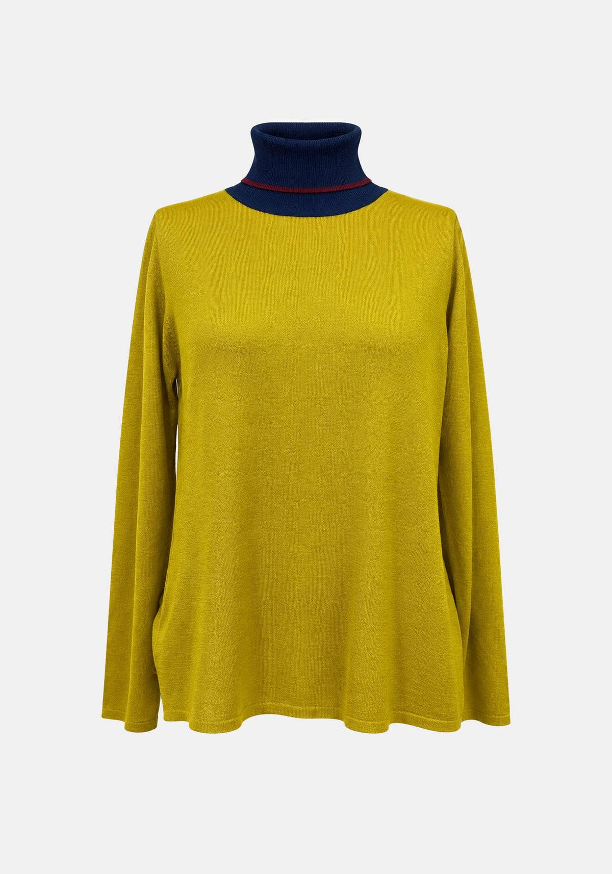 Top Key Turtle Neck – Weed, front view | Traces of Me