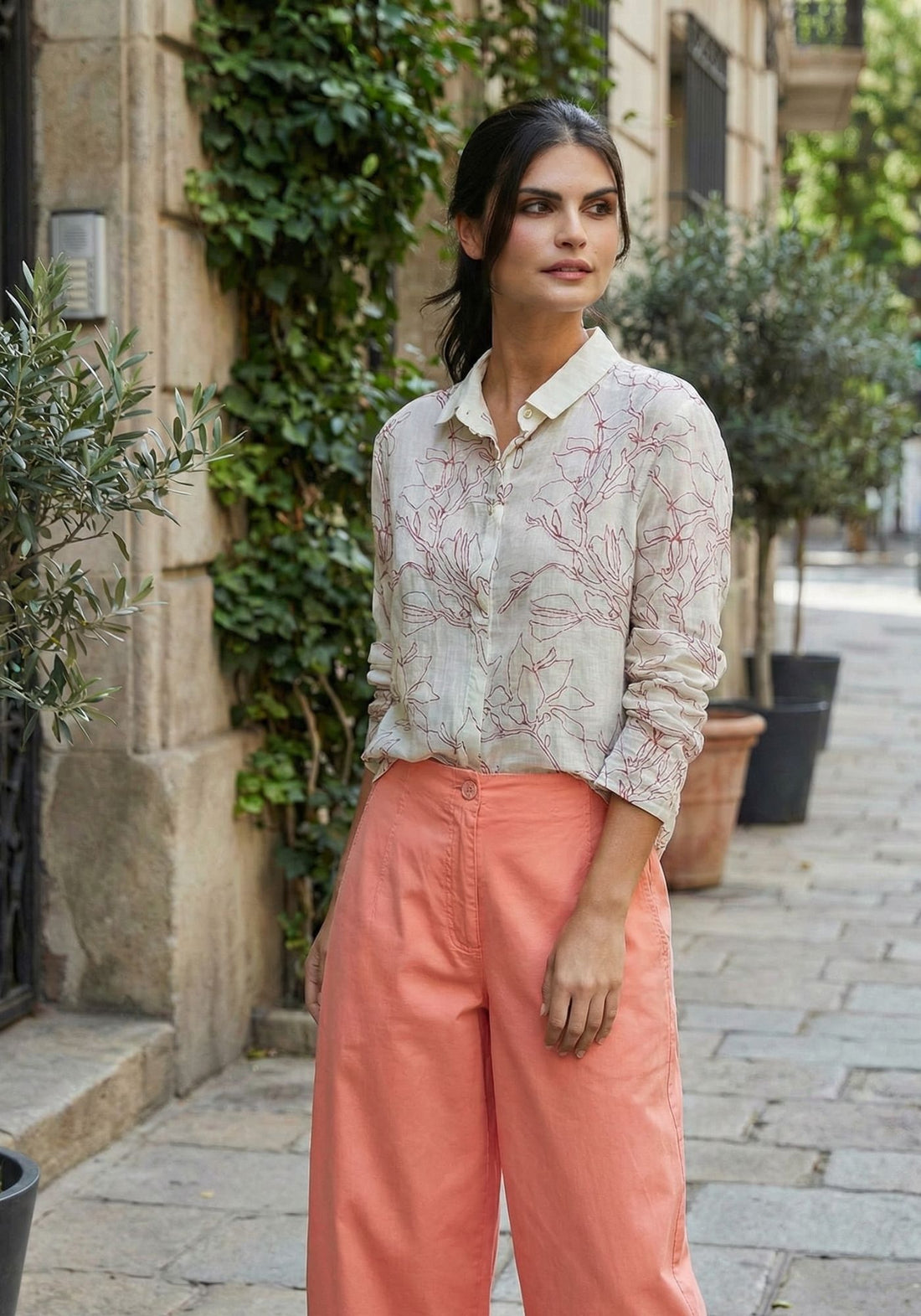 Trousers Kate Flamingo - Traces of Me