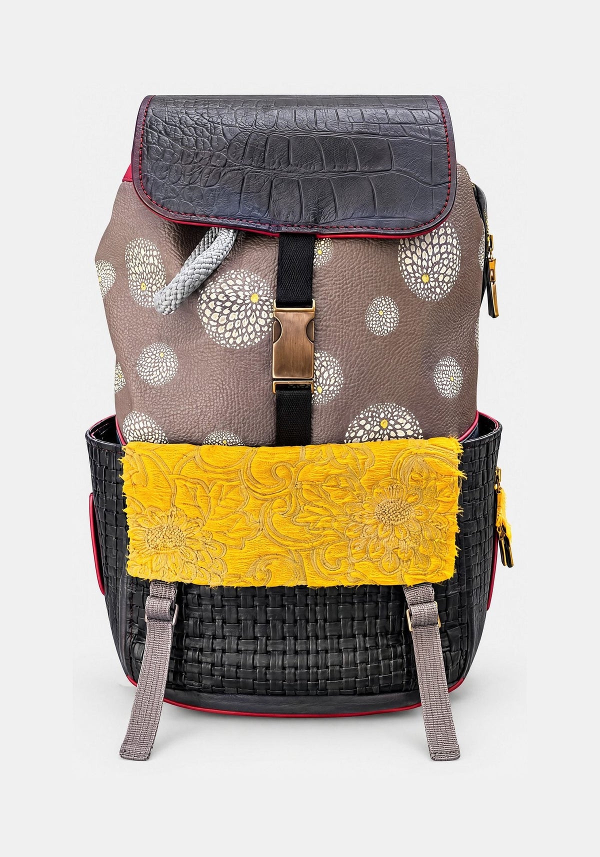 Backpack Duffle Pink Poppies - Traces of Me