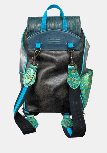 Backpack Mini Duffle Dahlias – Multicolour, alternate view | Traces of Me