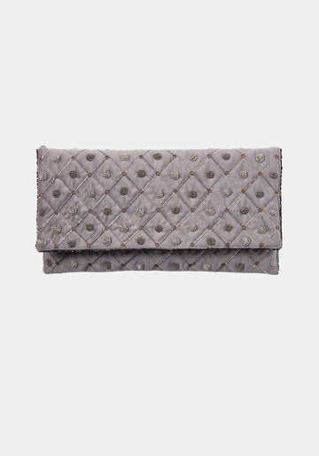 Batua Envelope Bag Charcoal Grey - Traces of Me