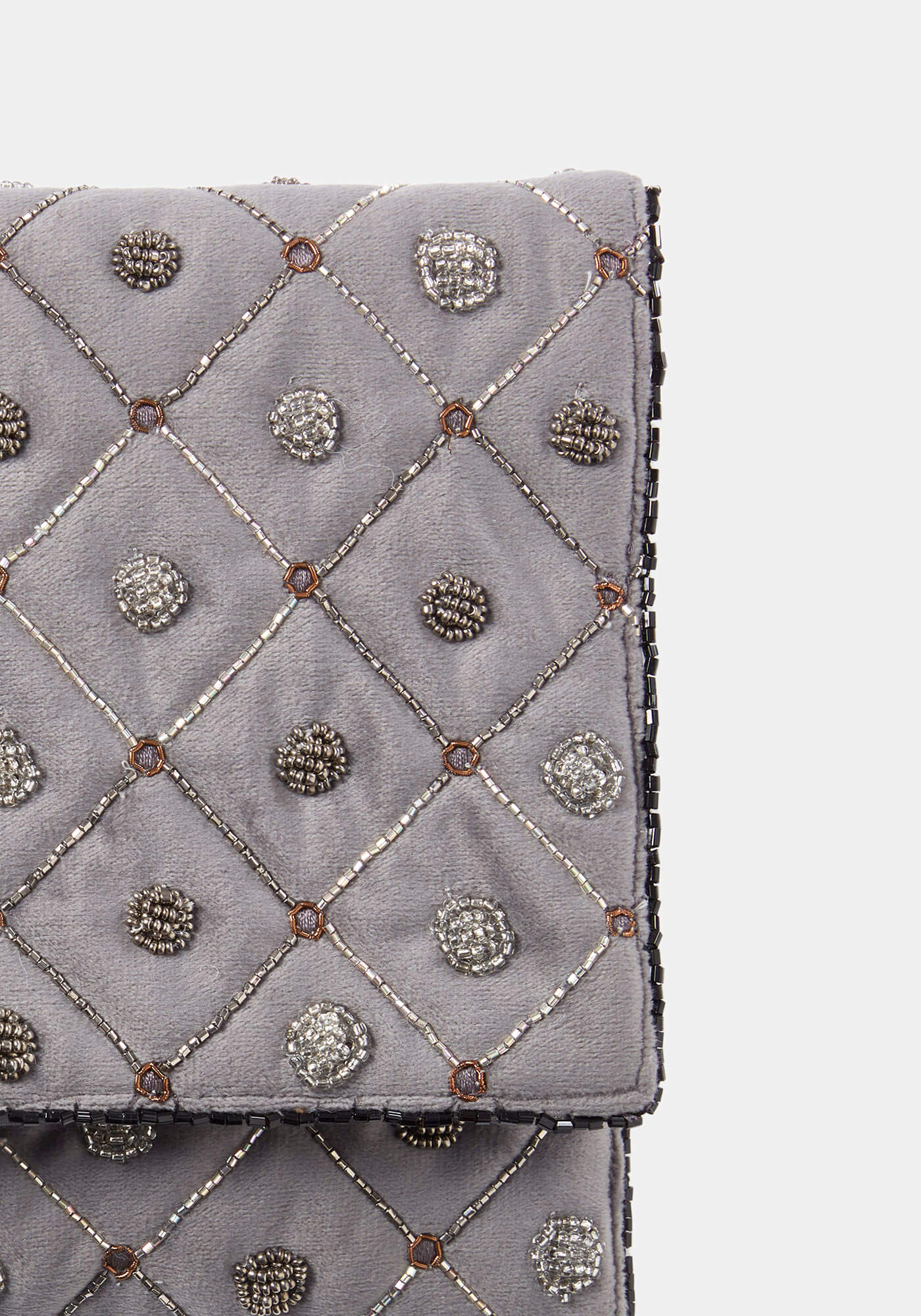 Batua Envelope Bag Charcoal Grey - Traces of Me