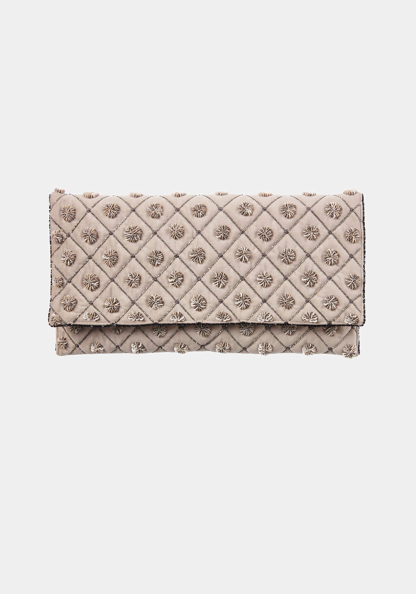 Batua Envelope Bag Taupe - Traces of Me