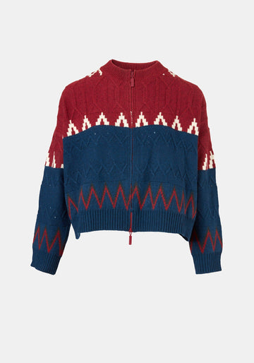 Bolero Moss Zip Cherry - Traces of Me