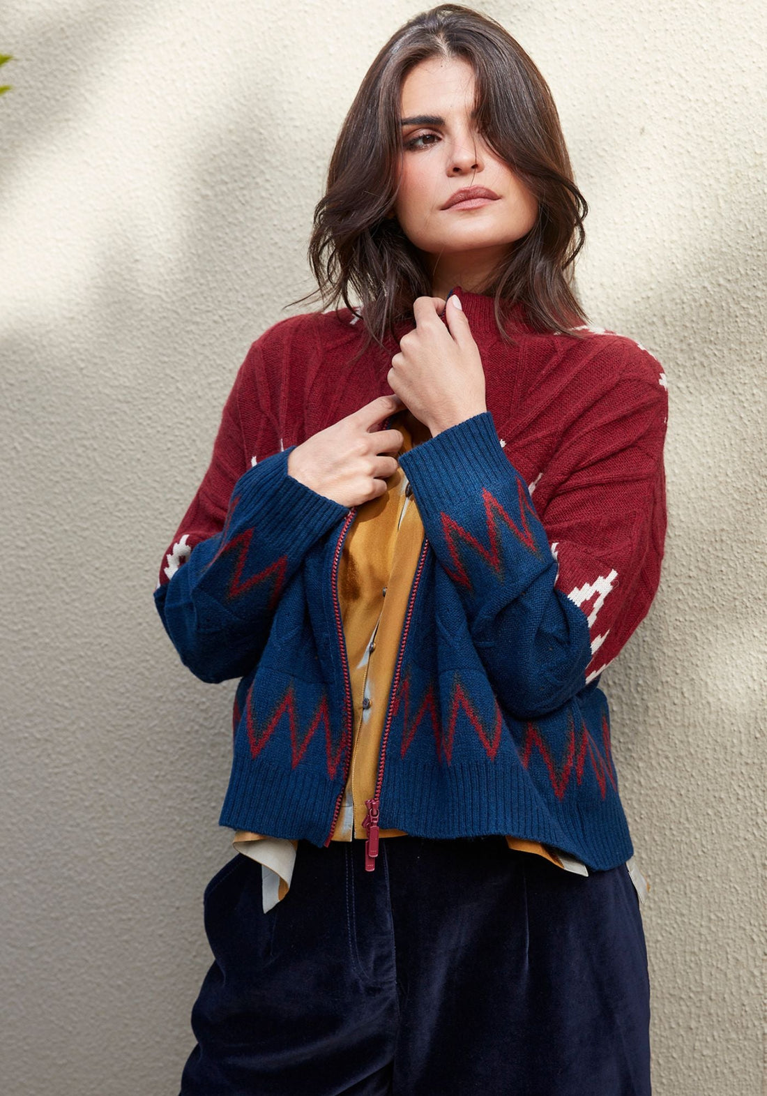 Bolero Moss Zip Cherry - Traces of Me