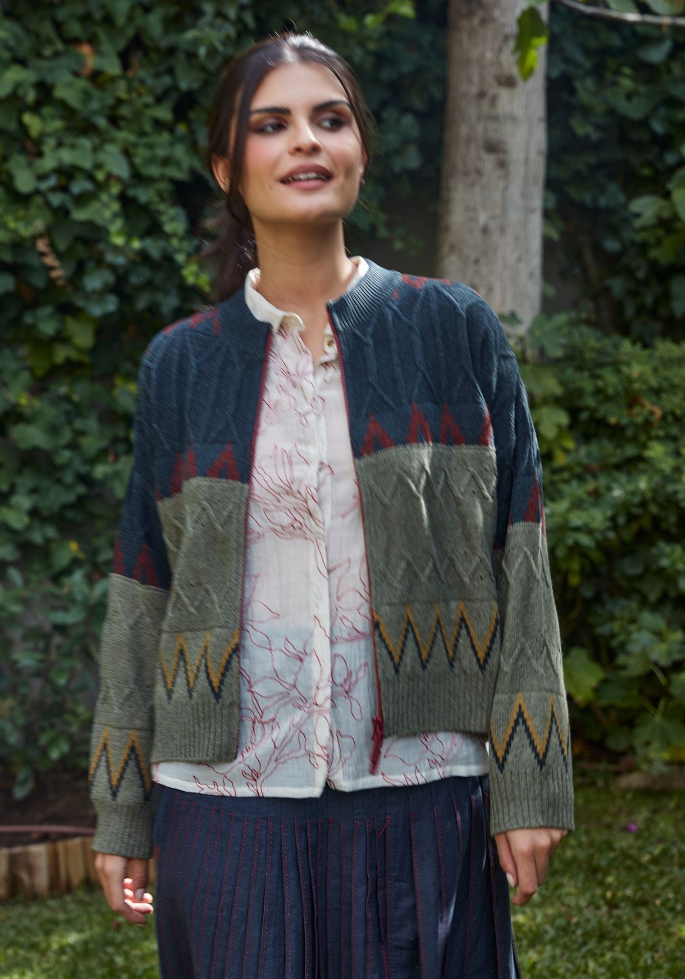 Bolero Moss Zip Dark Night - Traces of Me