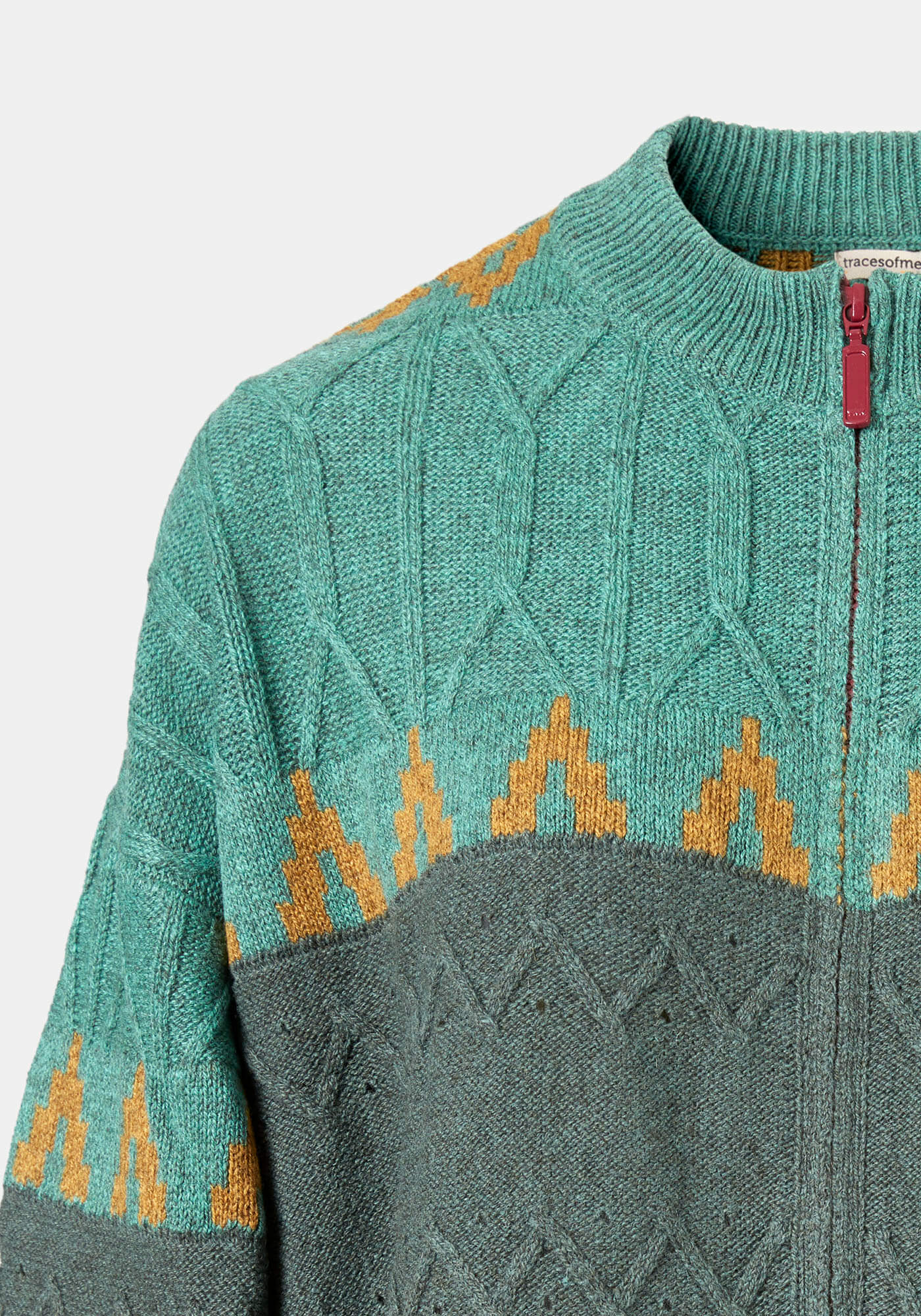 Bolero Moss Zip Malachite Green - Traces of Me