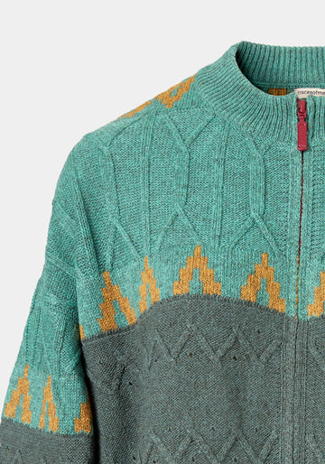 Bolero Moss Zip Malachite Green - Traces of Me