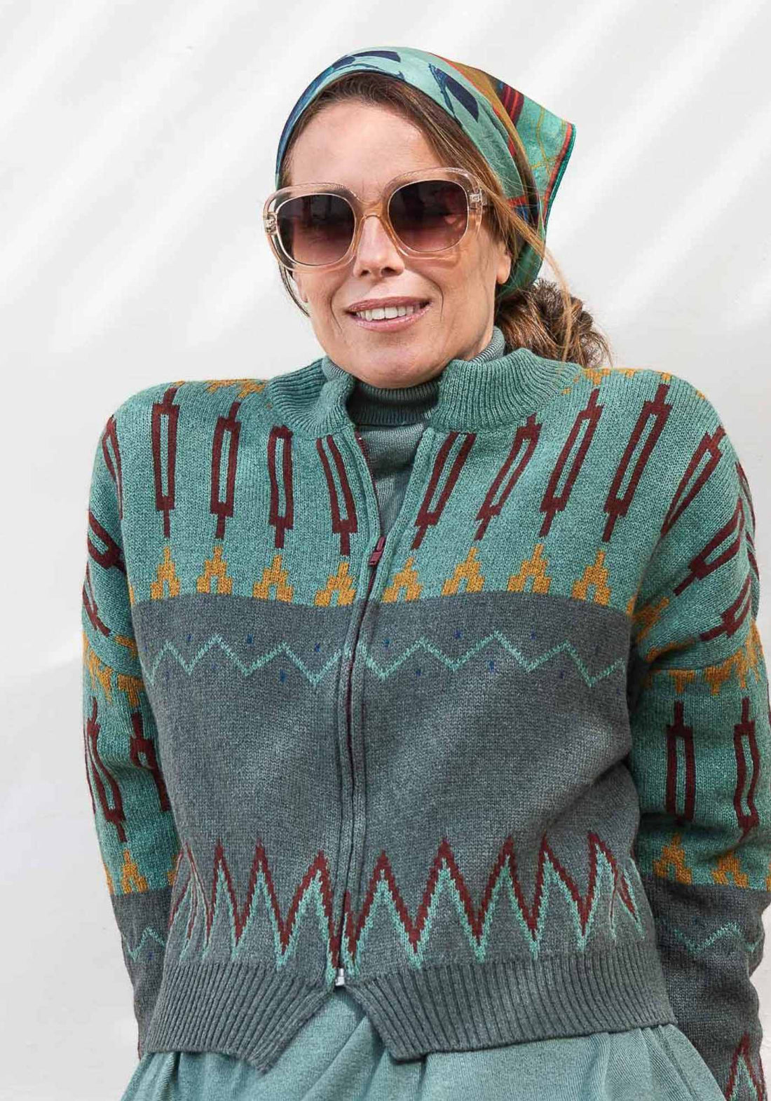 Bolero Moss Zip Malachite Green - Traces of Me