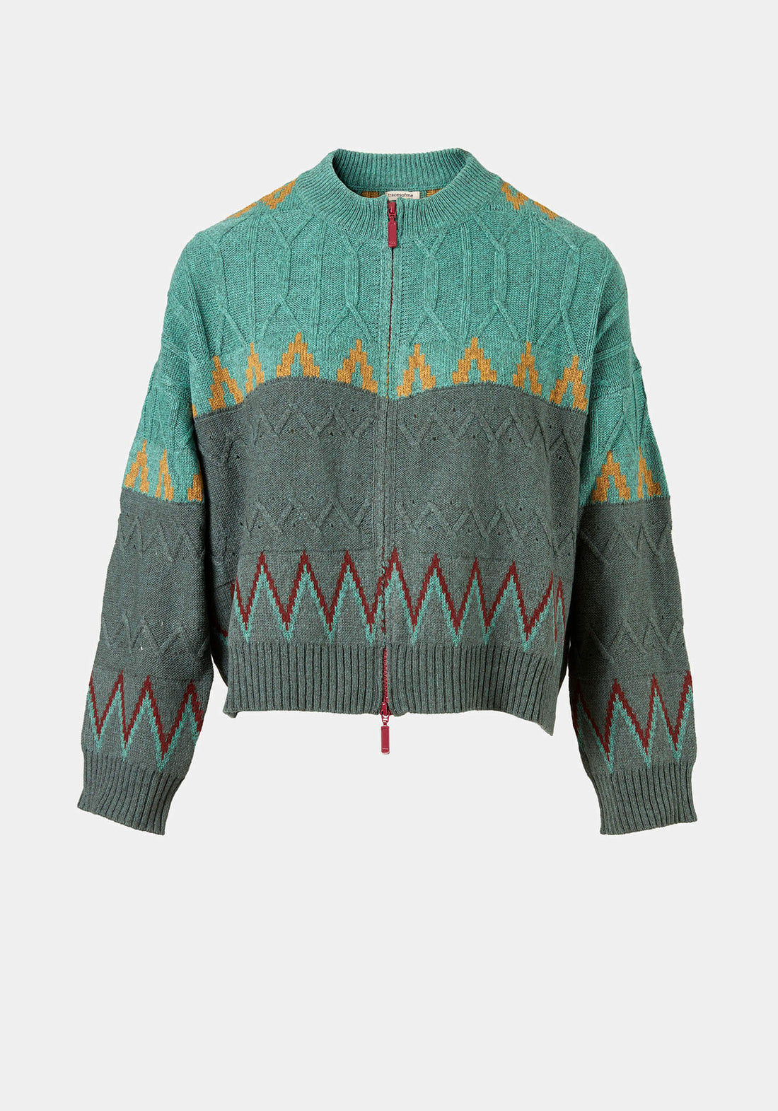 Bolero Moss Zip Malachite Green - Traces of Me