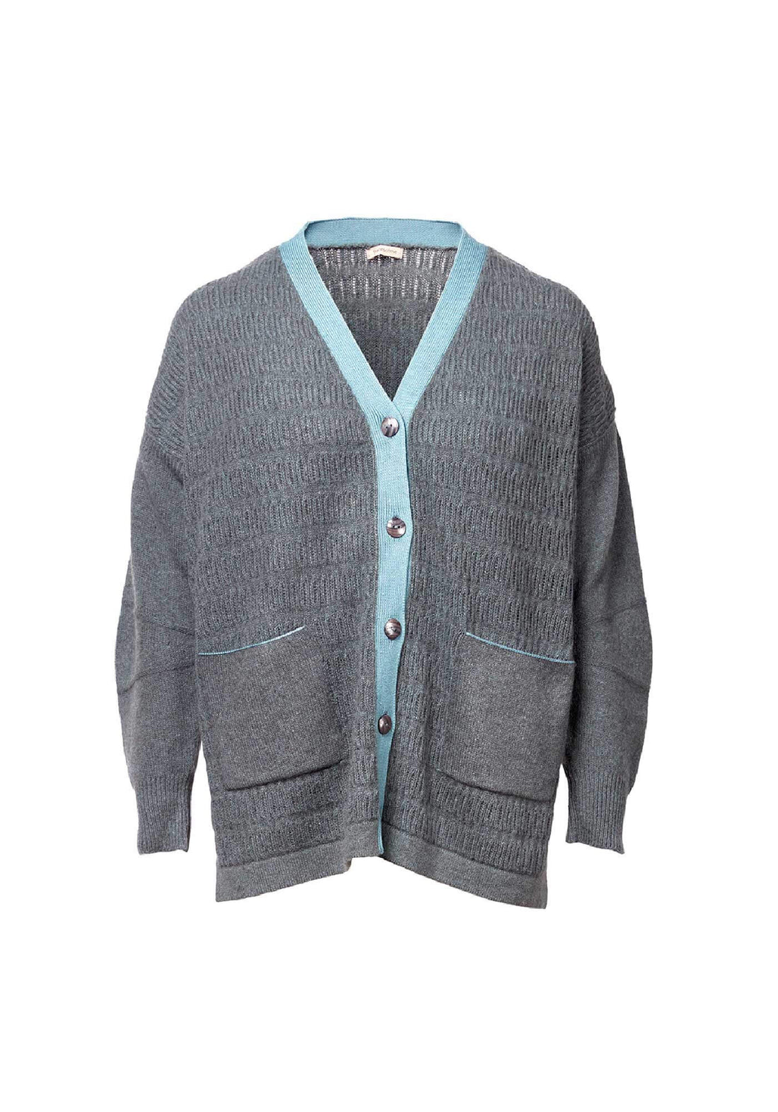 Cardigan Long Graphite - Traces of Me