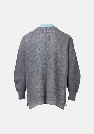 Cardigan Long Graphite - Traces of Me