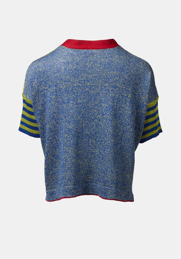 Cardigan Mini Short Sleeves Mazarine Blue - Traces of Me