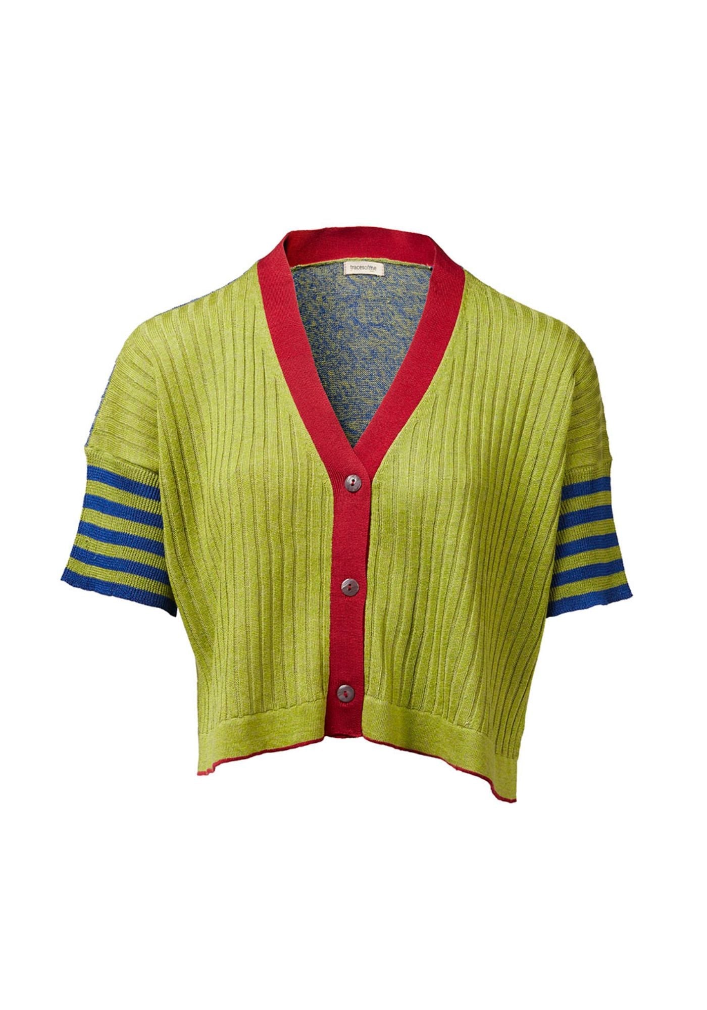 Cardigan Mini Short Sleeves Mazarine Blue - Traces of Me